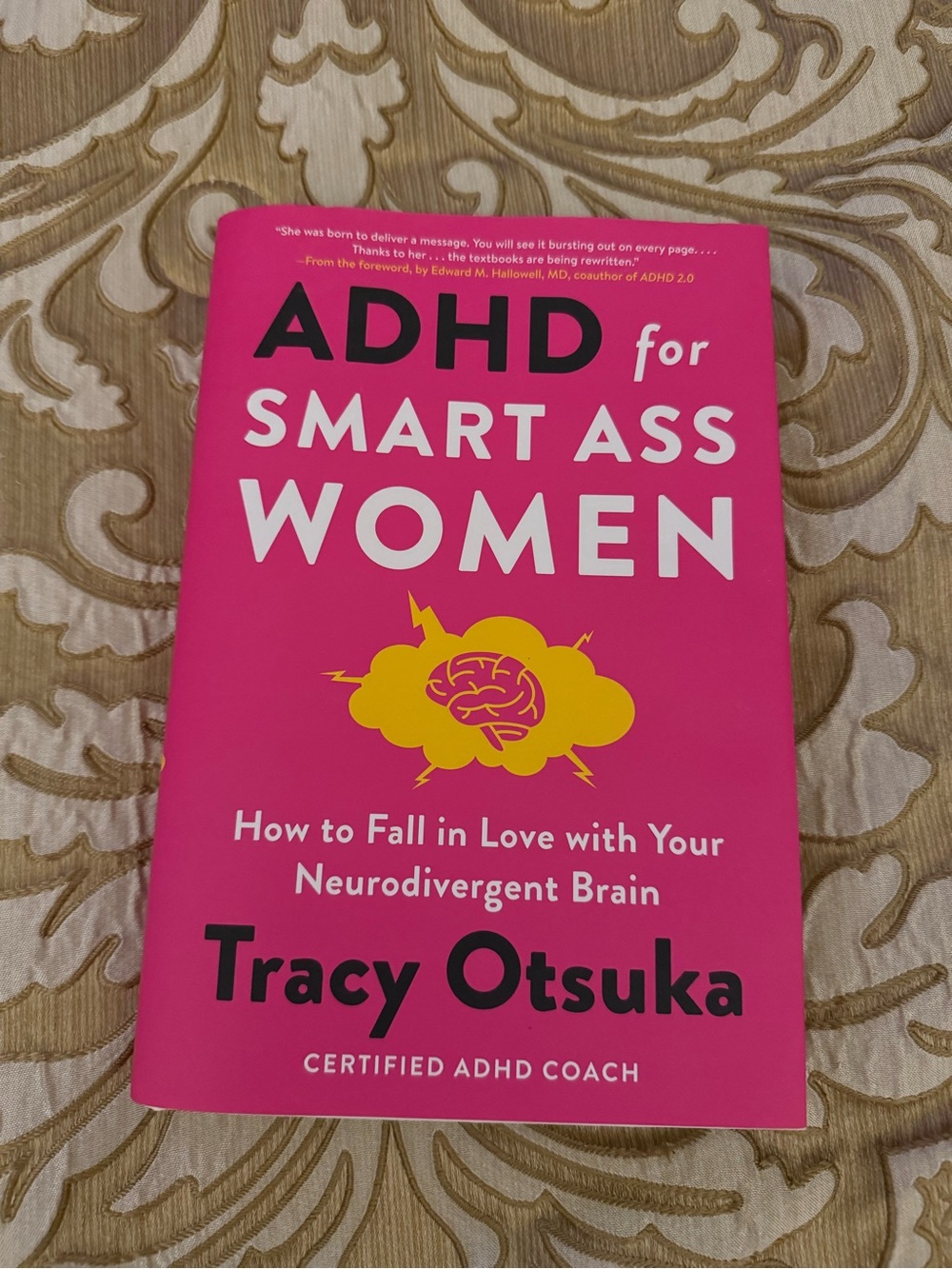 ADHD for Smart Ass Women by Tracy Otsuka - Bright Pink Hardcover